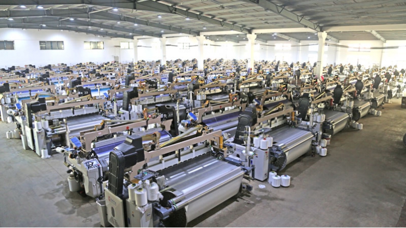 長興紡織公司生産場景