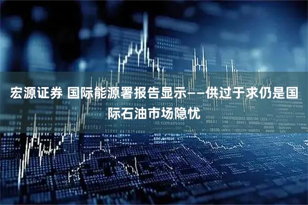 宏源证券 国际能源署报告显示——供过于求仍是国际石油市场隐忧