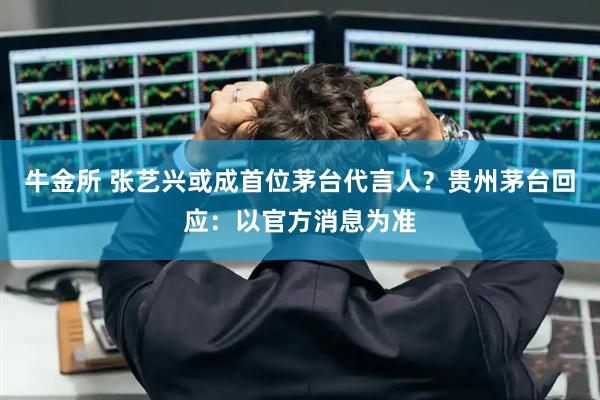 牛金所 张艺兴或成首位茅台代言人？贵州茅台回应：以官方消息为准